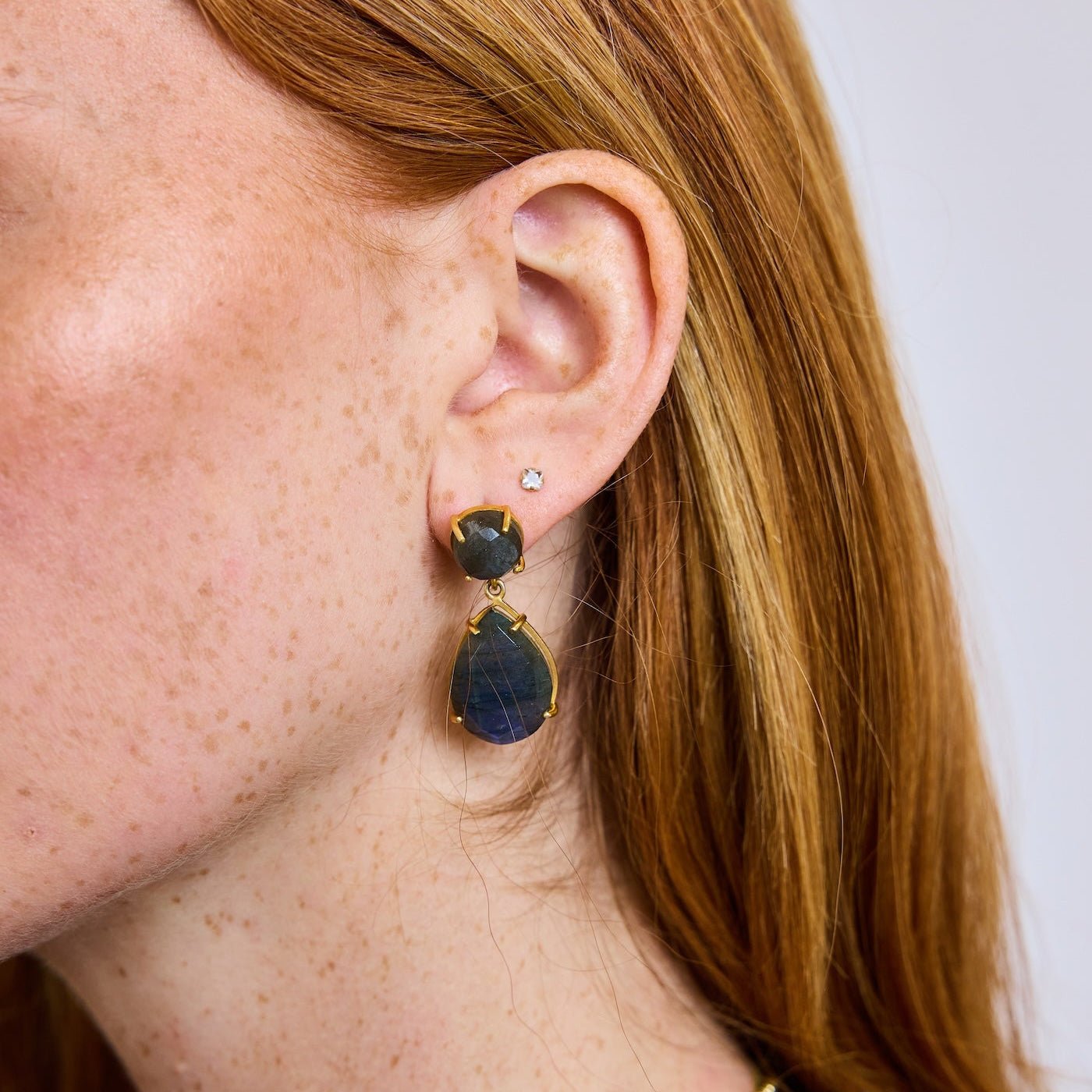 Lennox Earrings | Labradorite - elliparr
