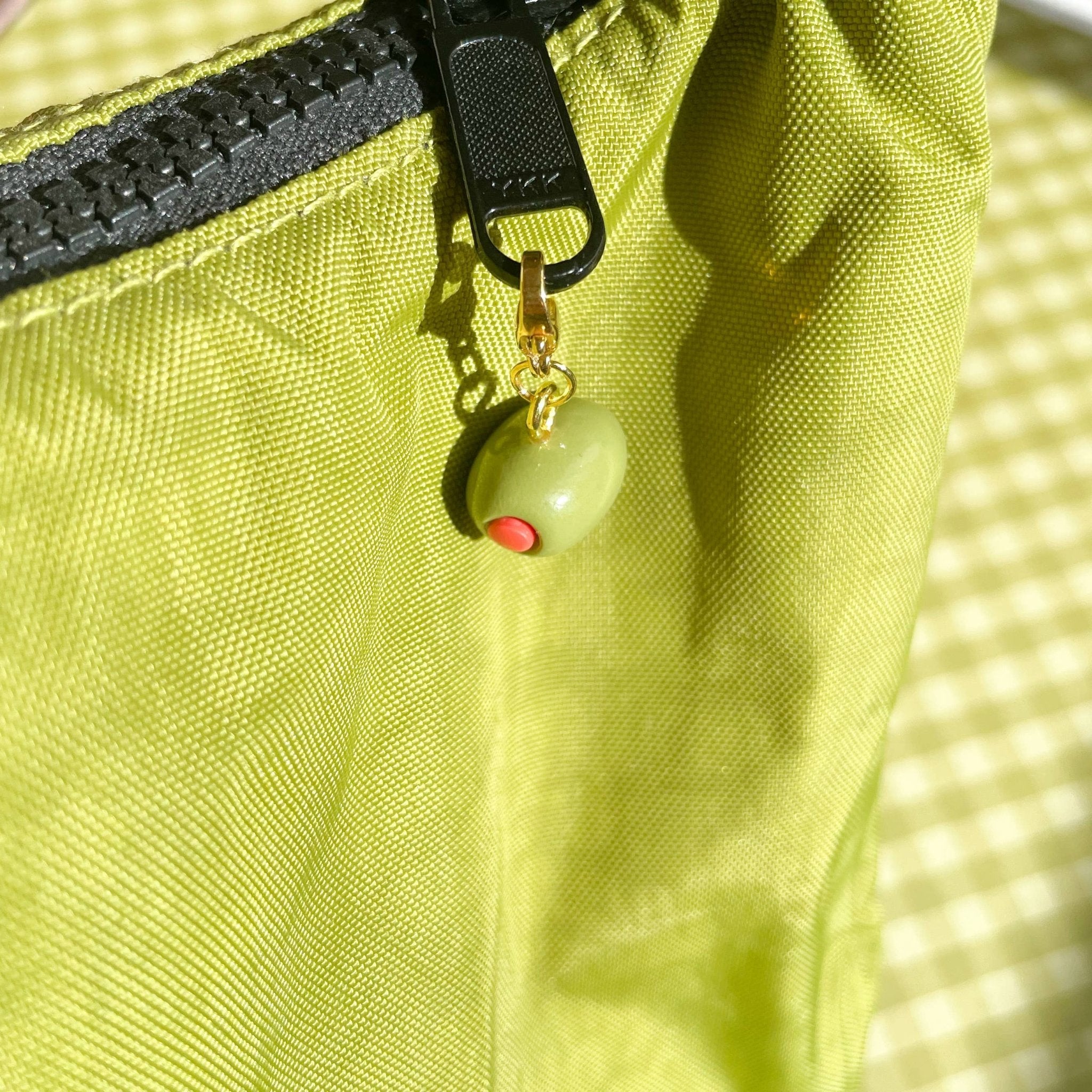 Olive Bag Charm - elliparr