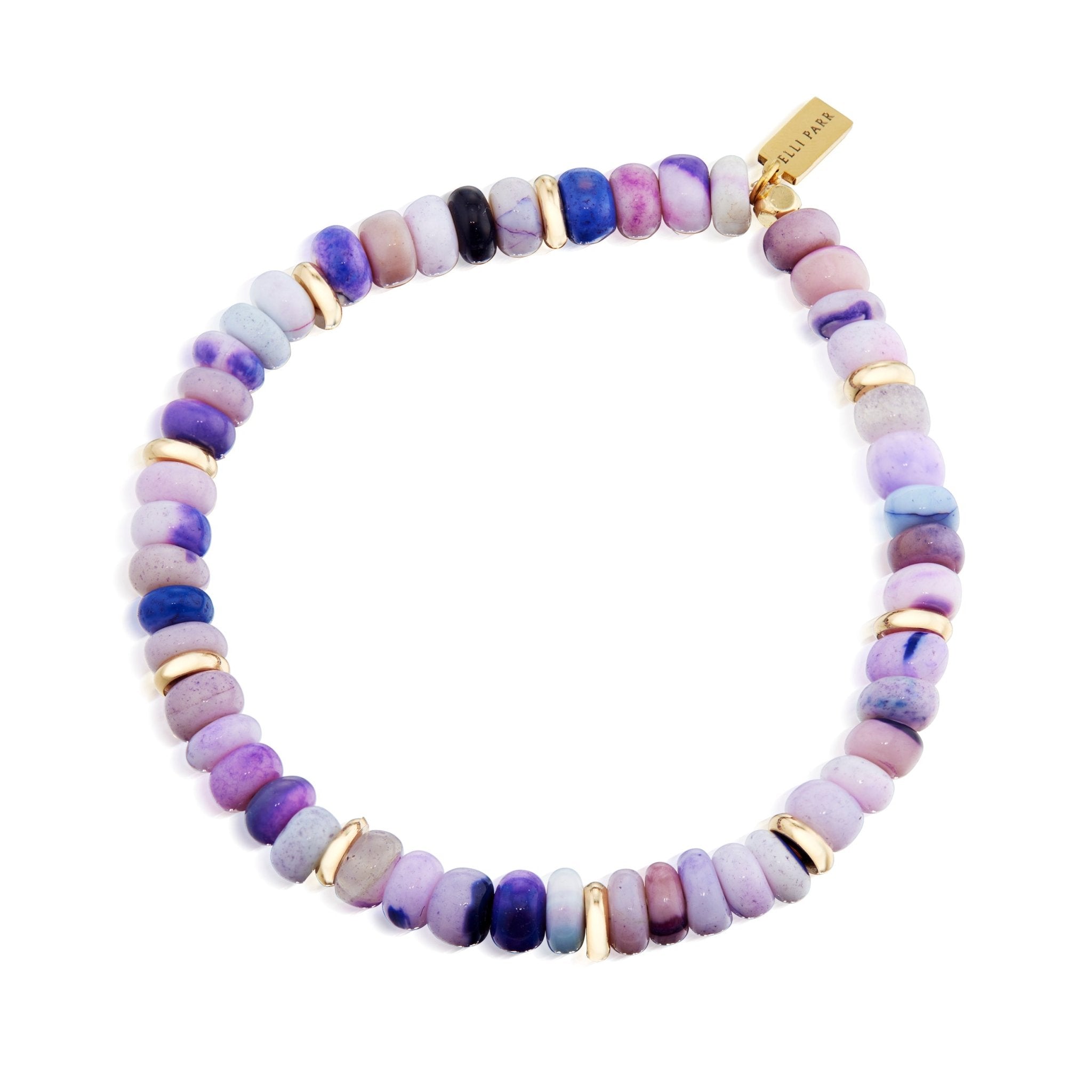 Opal Stretch Bracelet - Purple Crush - elliparr