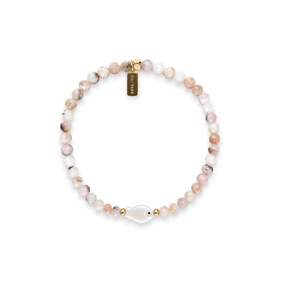 Pink Opal Fish Bracelet - elliparr