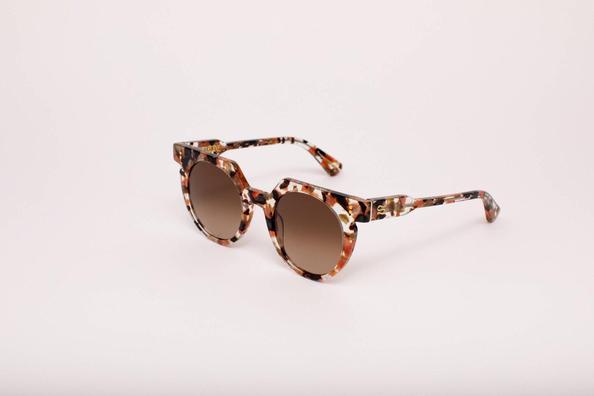 SARDINE - Aster - Terra Fawna Tortoise Shell Sunglasses - elliparr