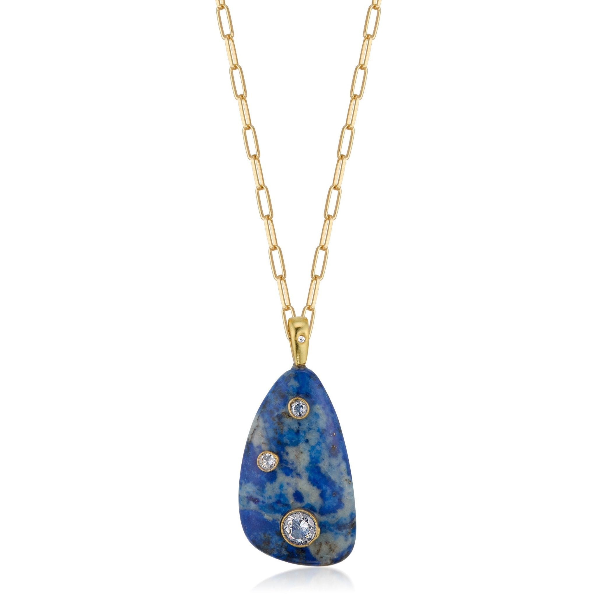 Selene Azure Necklace - elliparr