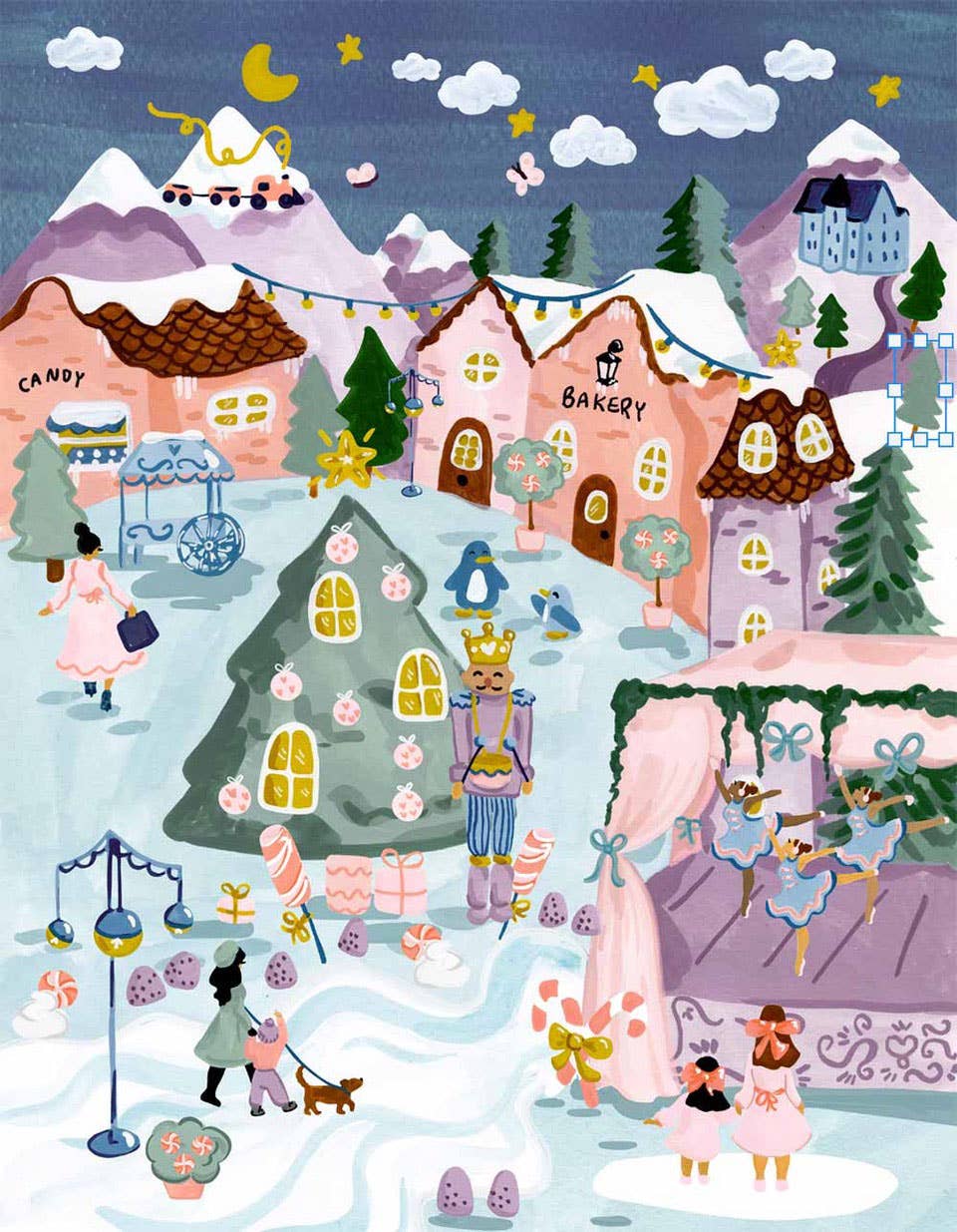 Sugarplum Village 1000 Piece Christmas Puzzle - elliparr
