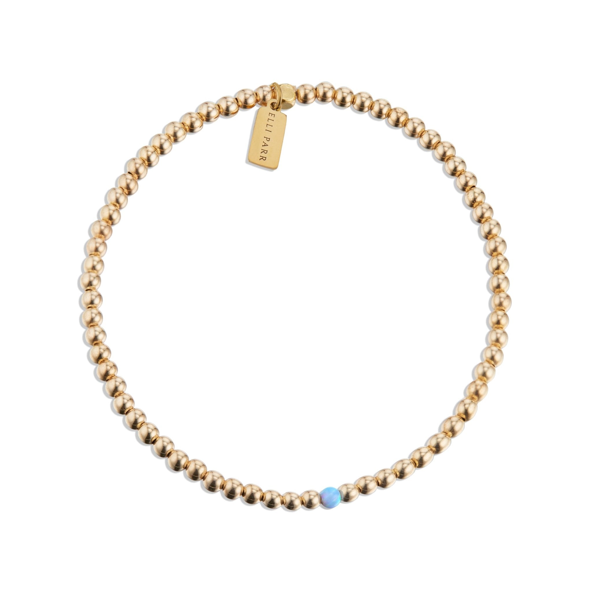 14K Gold Fill Opal Bracelet - elliparr