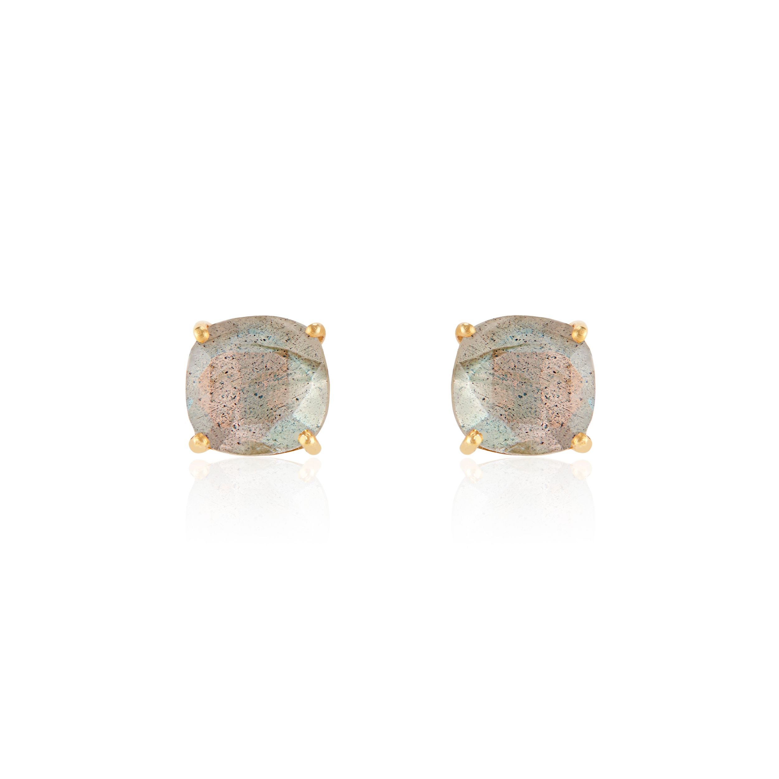 Emmy Studs | Labradorite