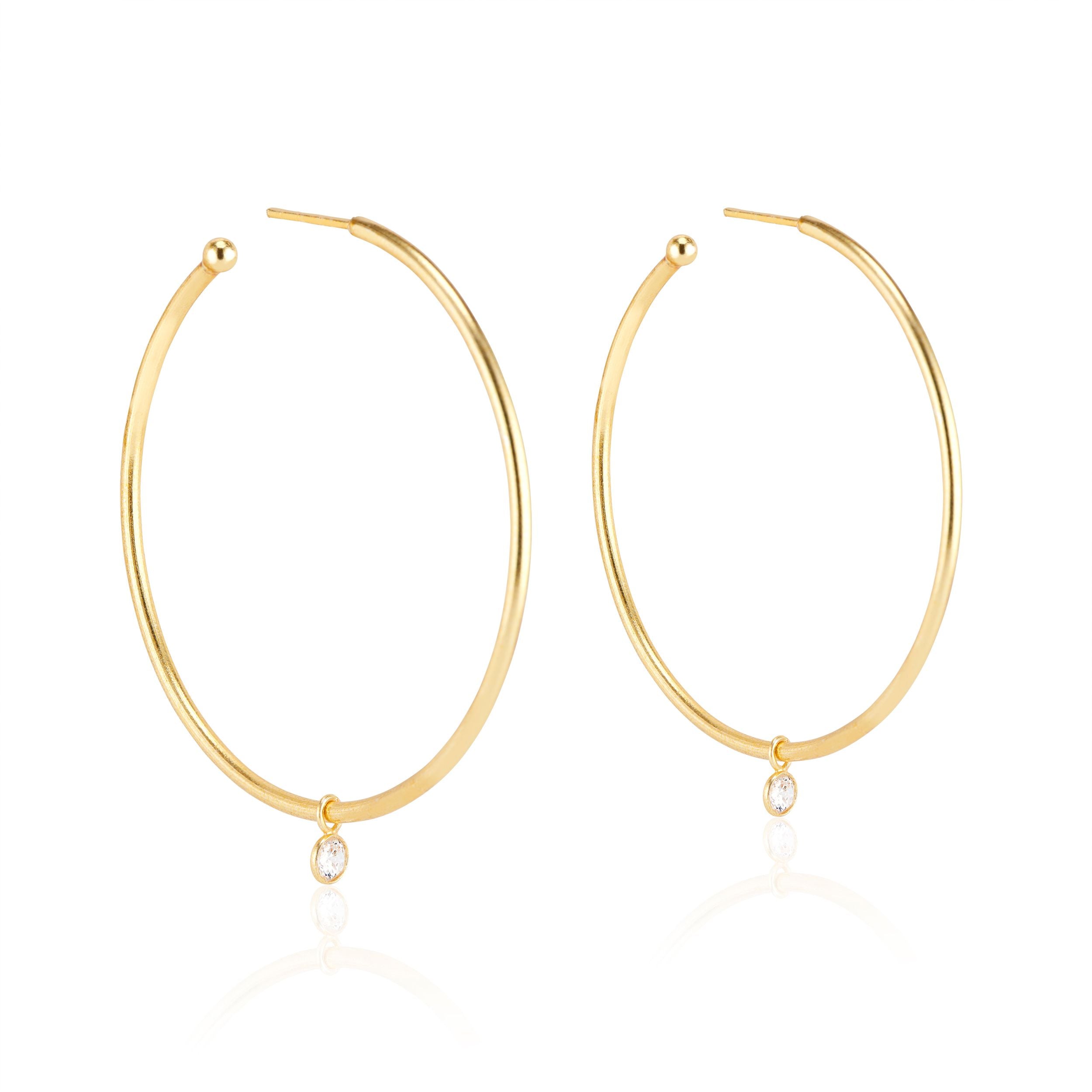 Becca Gold Hoops