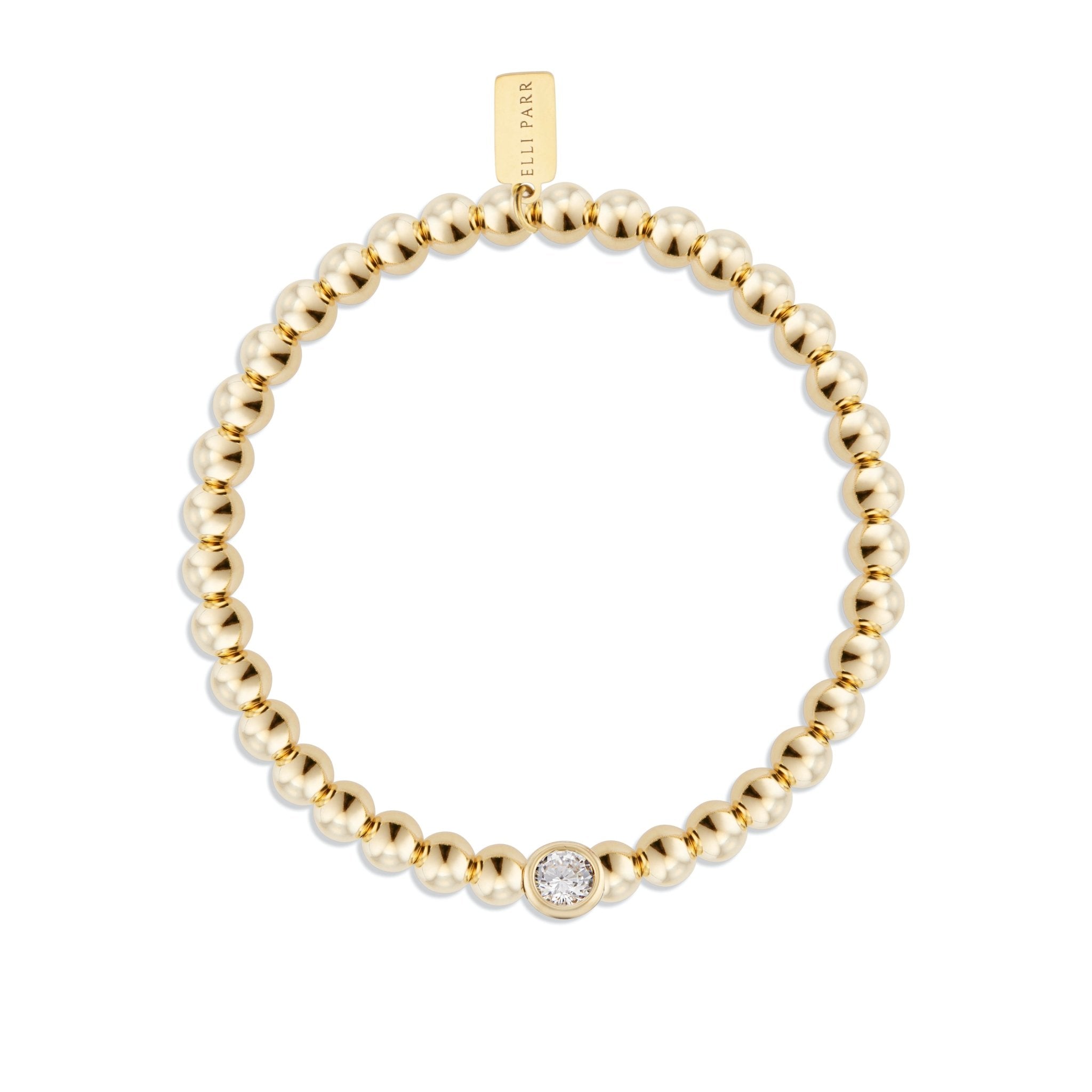 Abbot Gold Fill Beaded Bracelet - elliparr