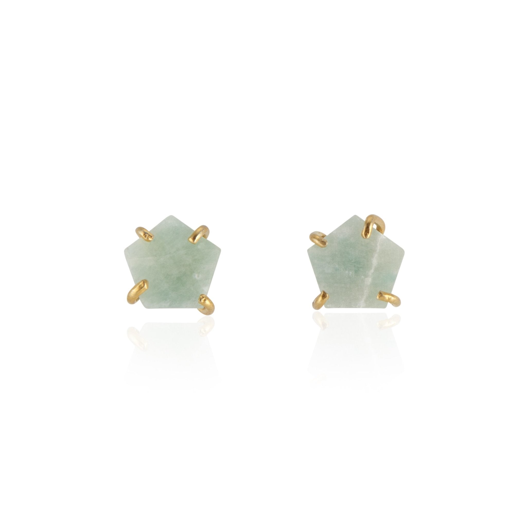 Atlas Studs | Amazonite - elliparr