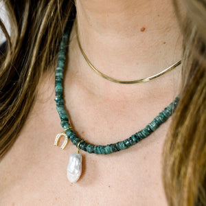 Bordeaux Emerald Necklace - elliparr