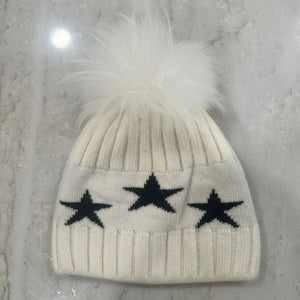 Cashmere Blend Star Winter Hat - elliparr