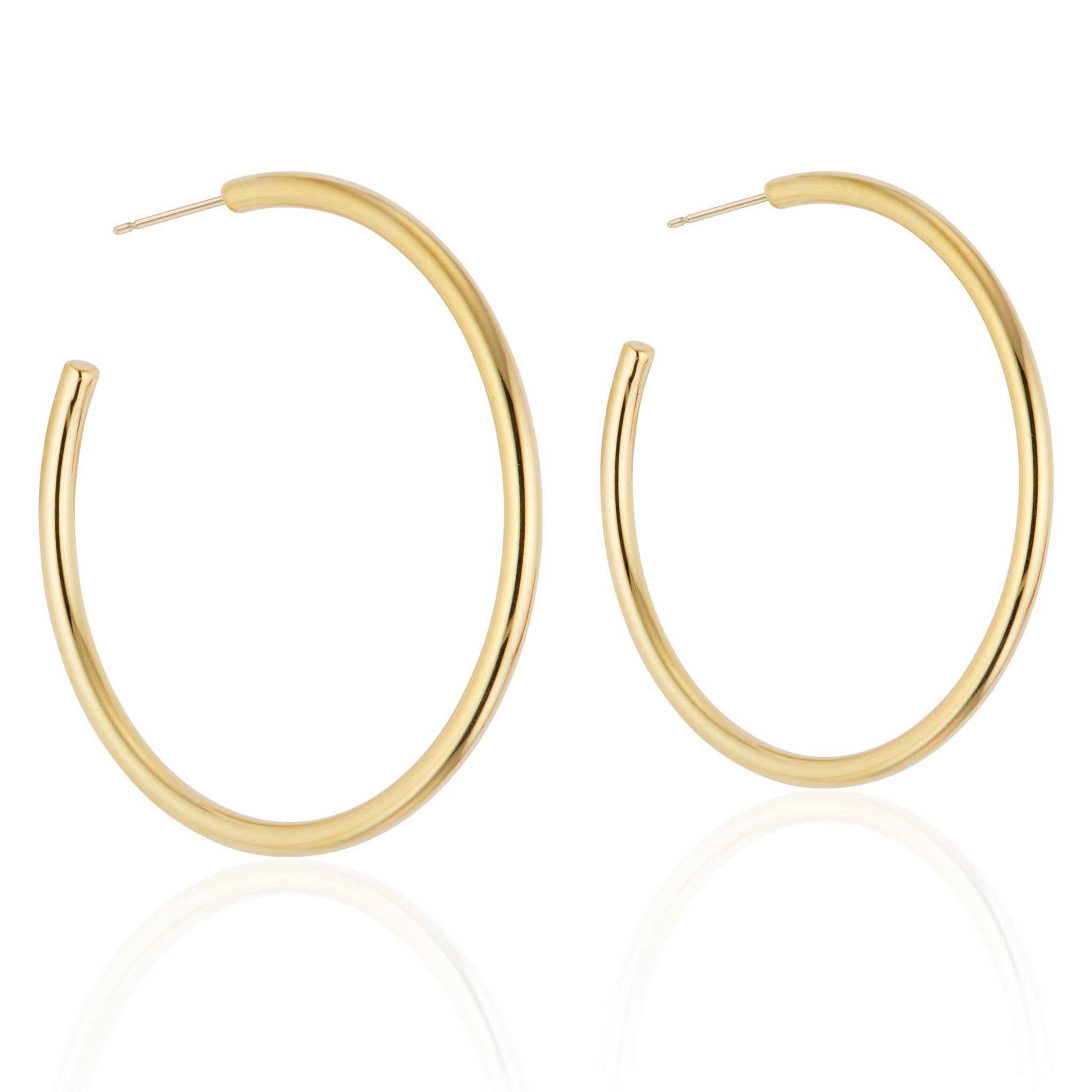 Classic Gold Hoops - elliparr