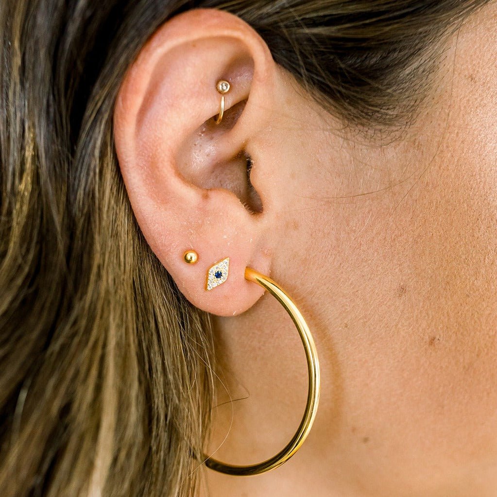 Classic Gold Hoops - elliparr