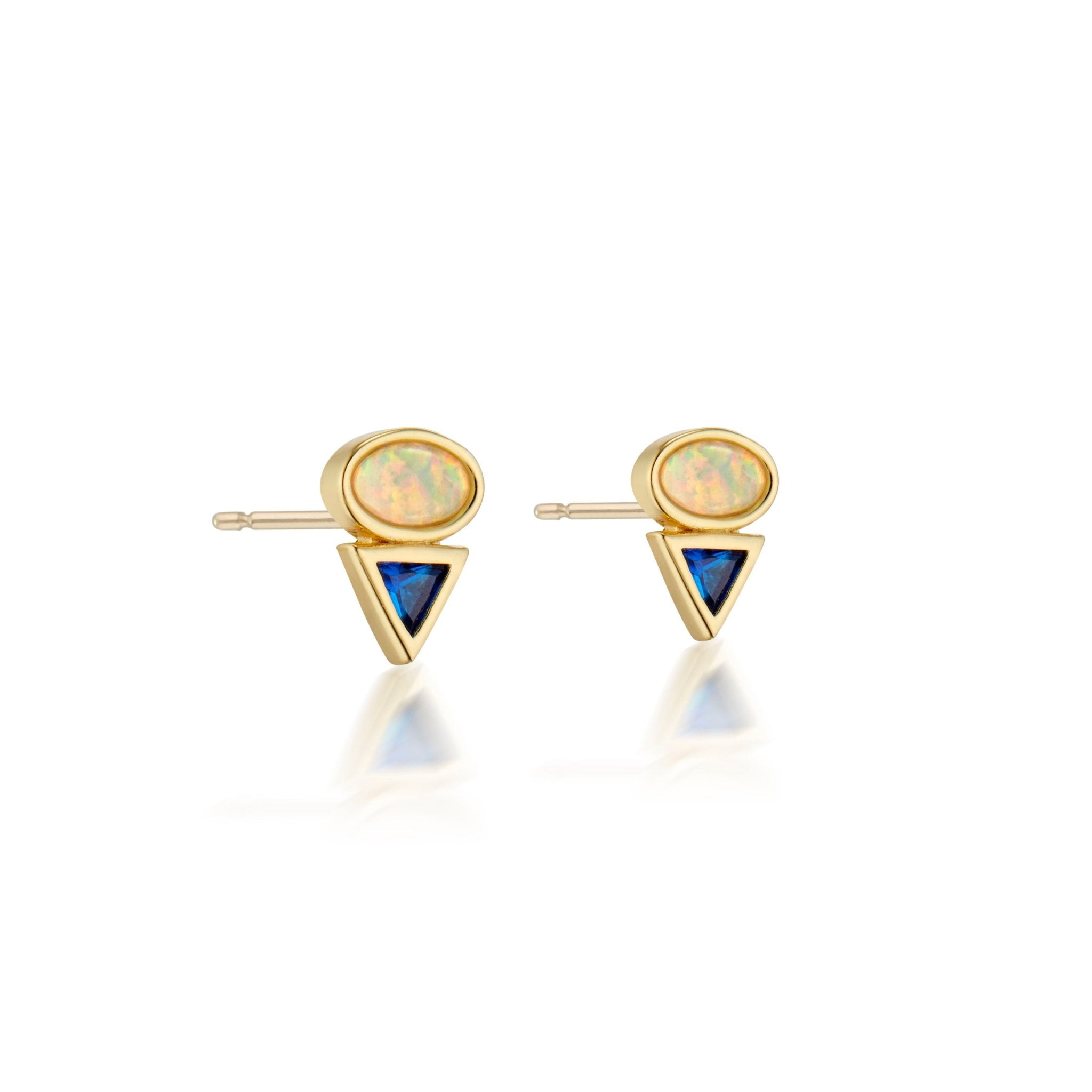 Cleo Geometric Studs - elliparr