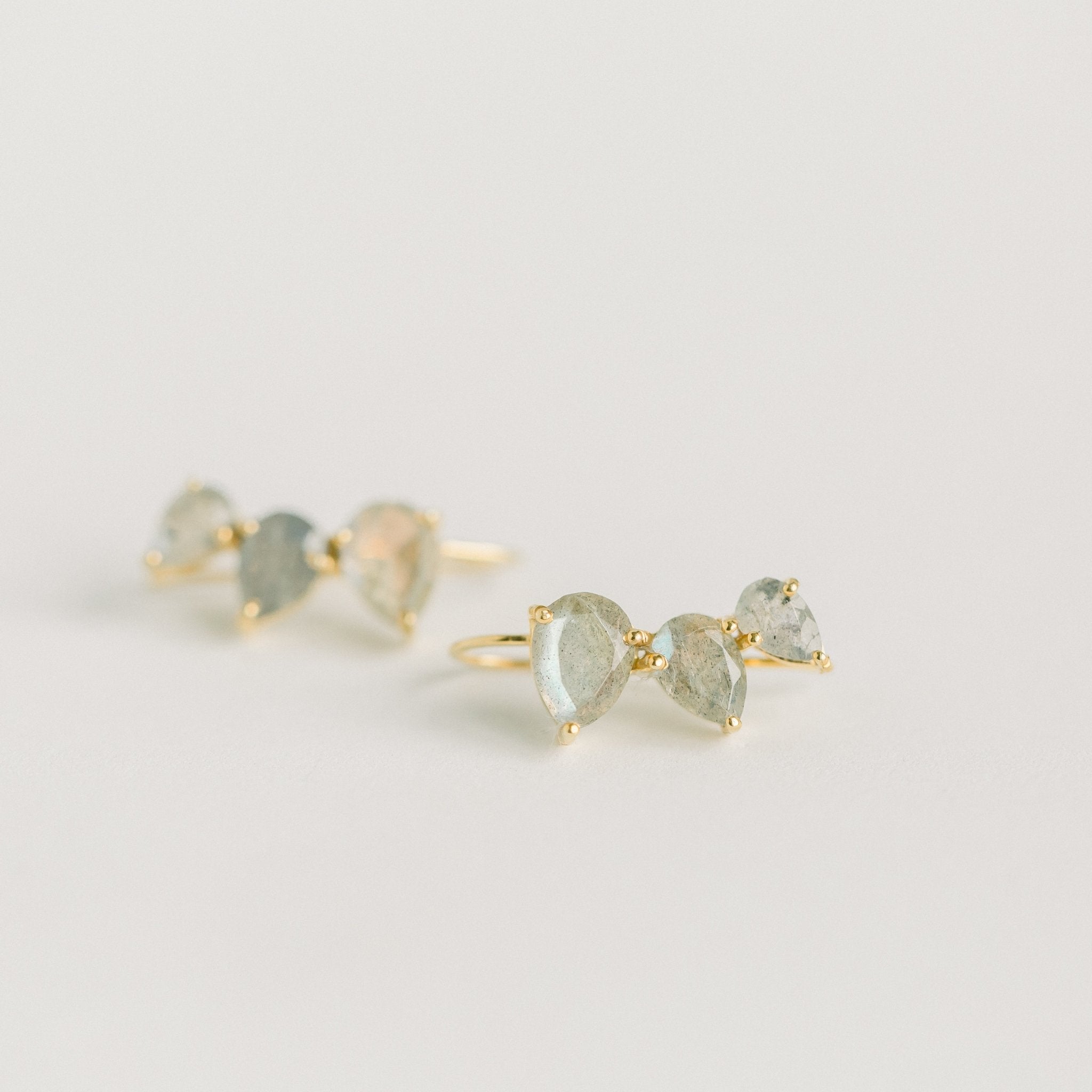 Crawler Earrings | Labradorite - elliparr