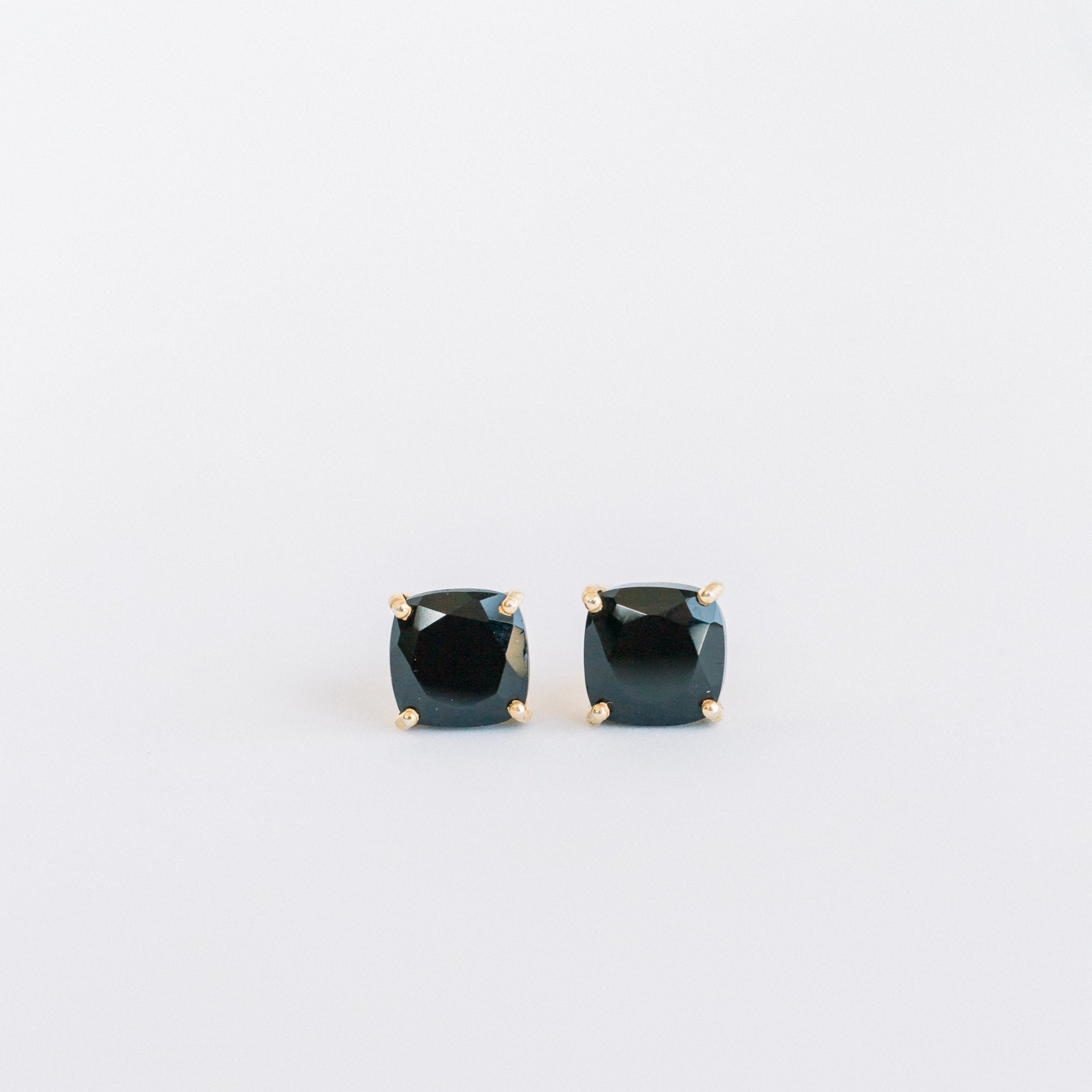 Emmy Studs | Black Onyx - elliparr