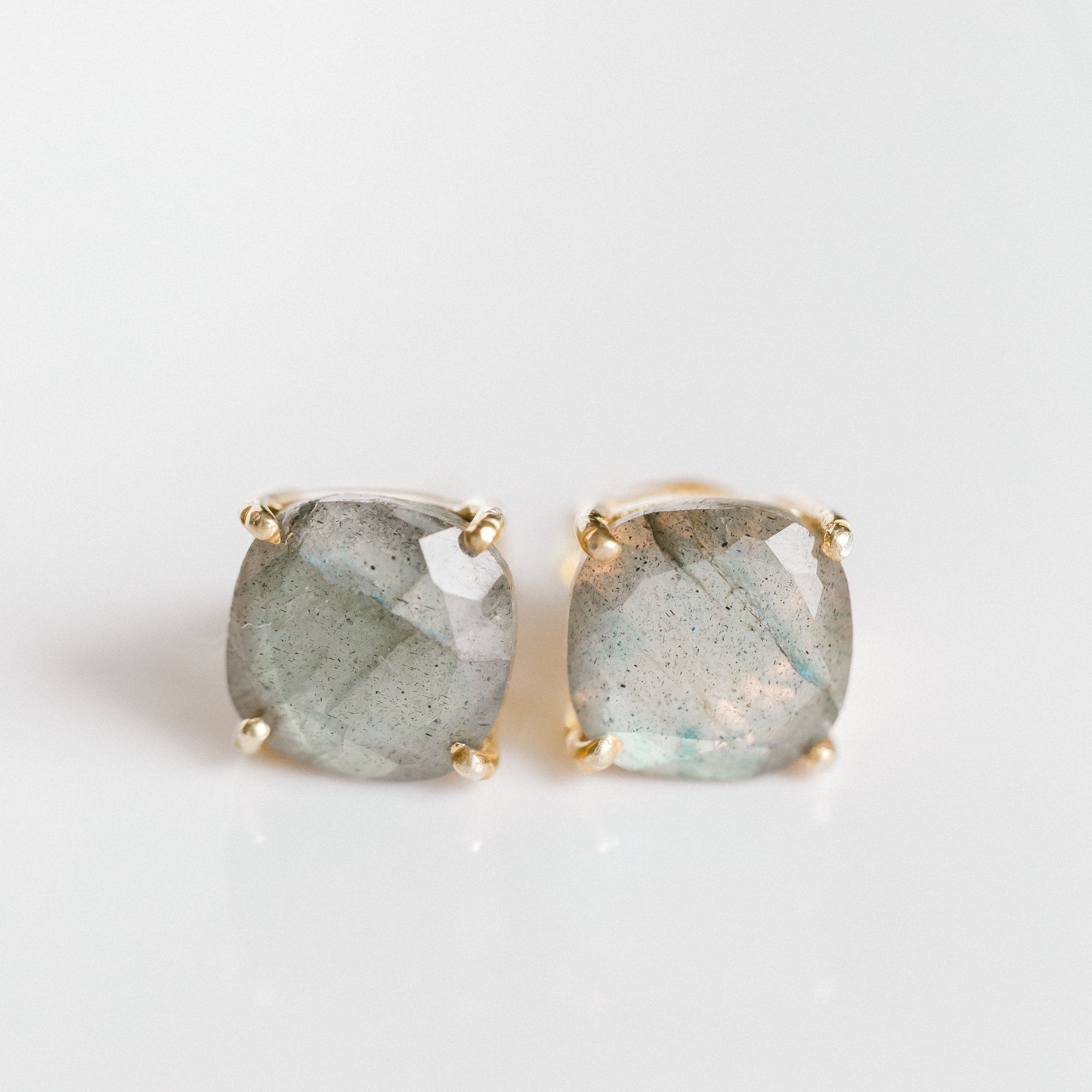 Emmy Studs | Labradorite - elliparr