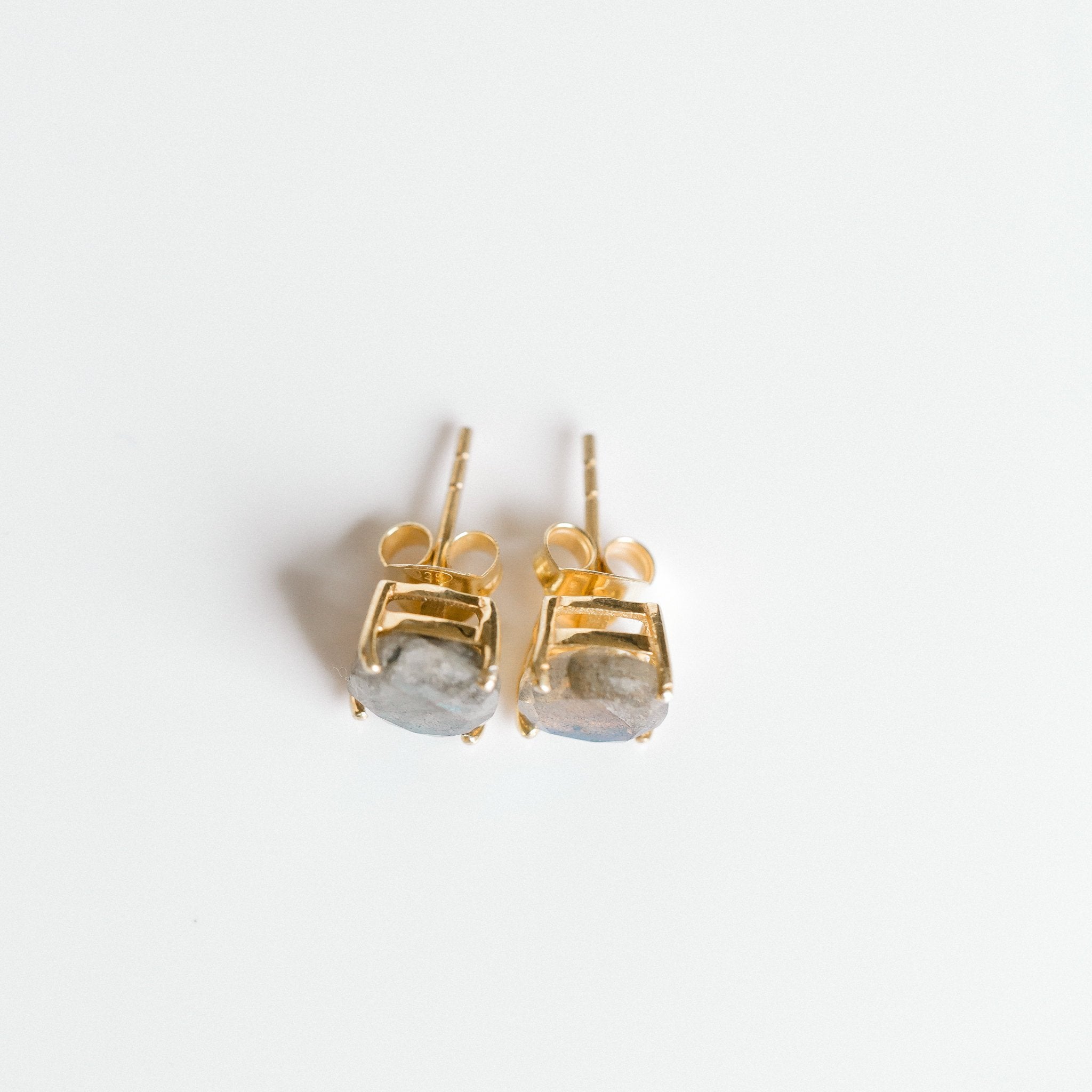 Emmy Studs | Labradorite - elliparr