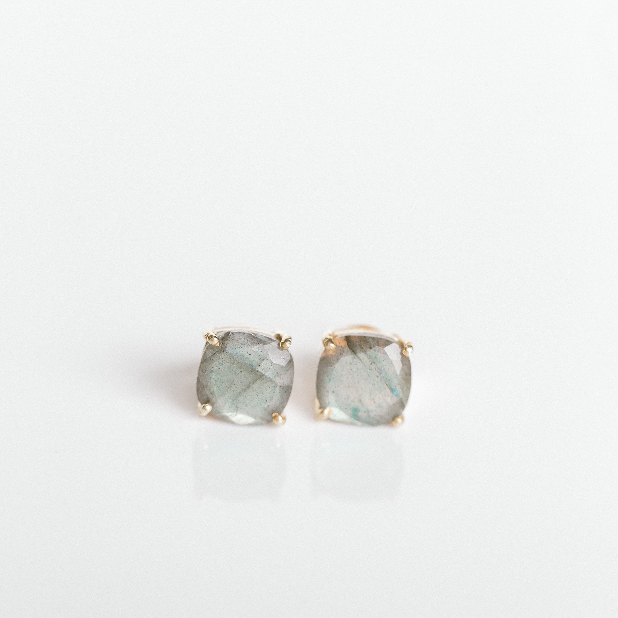 Emmy Studs | Labradorite - elliparr