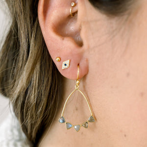 Frye Earrings | Labradorite - elliparr