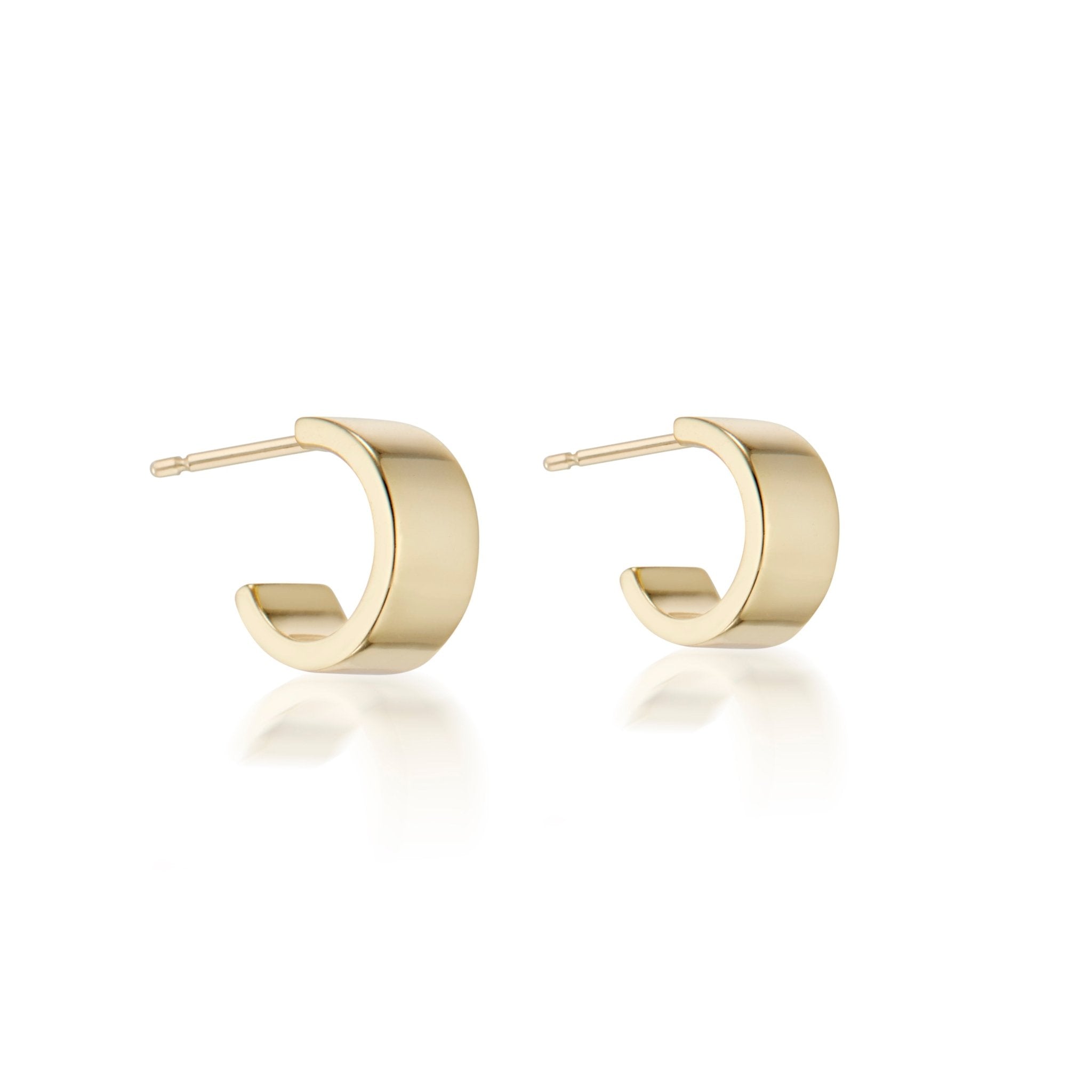 Golden Embrace Huggie Earrings - elliparr