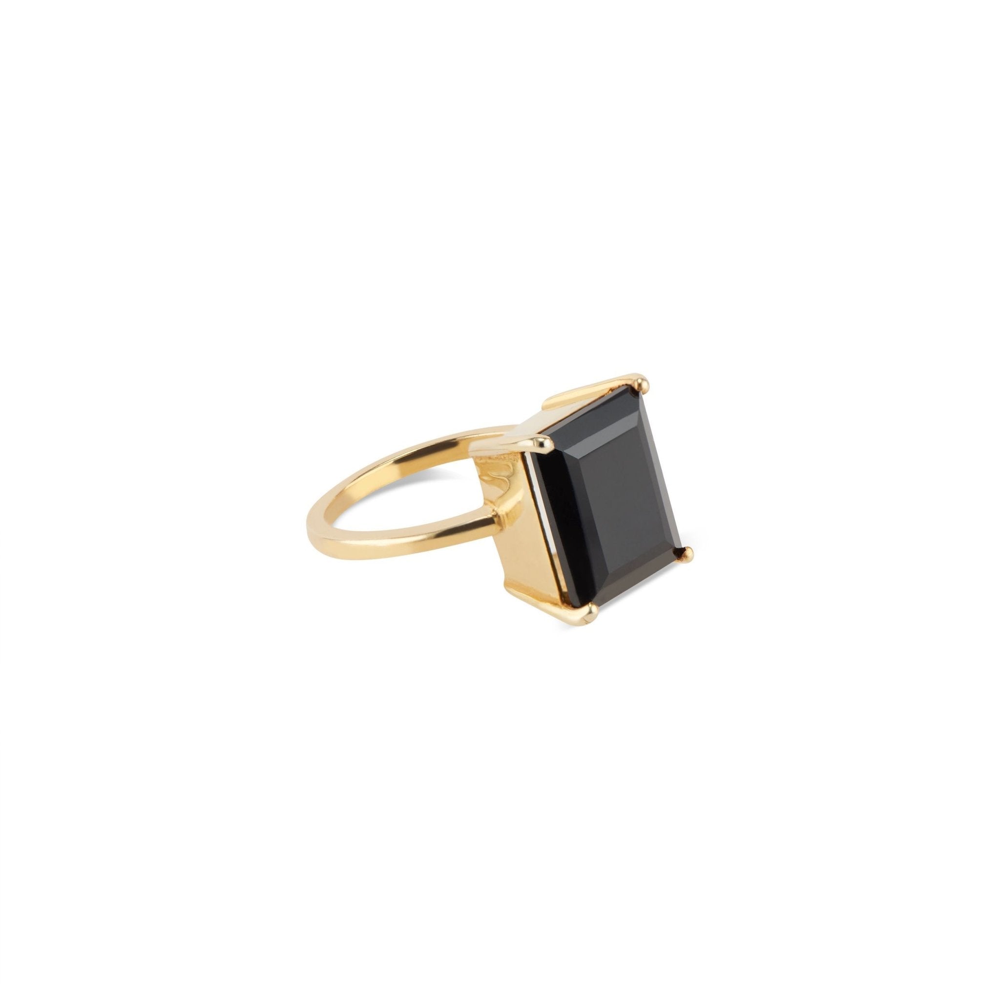 Kyle Gold Ring | Black Onyx - elliparr