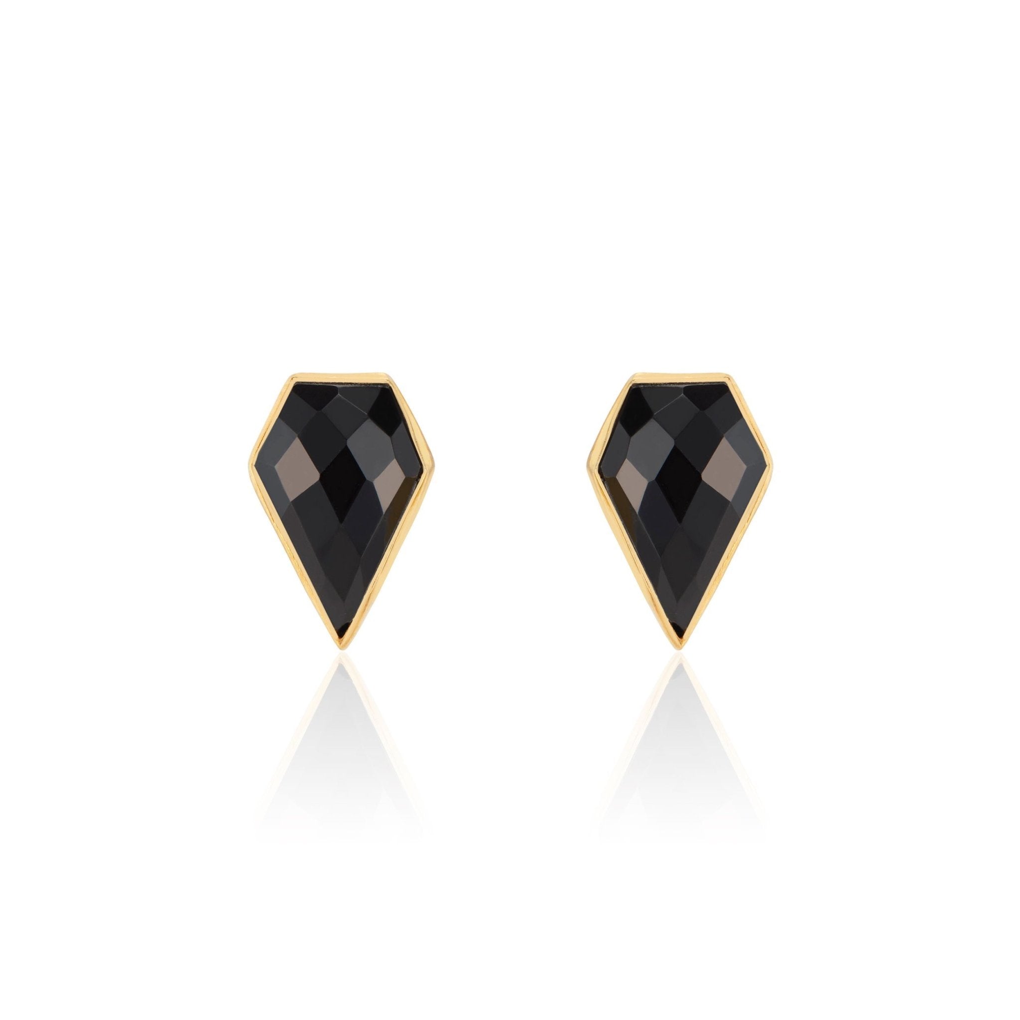 London Studs | Black Onyx - elliparr