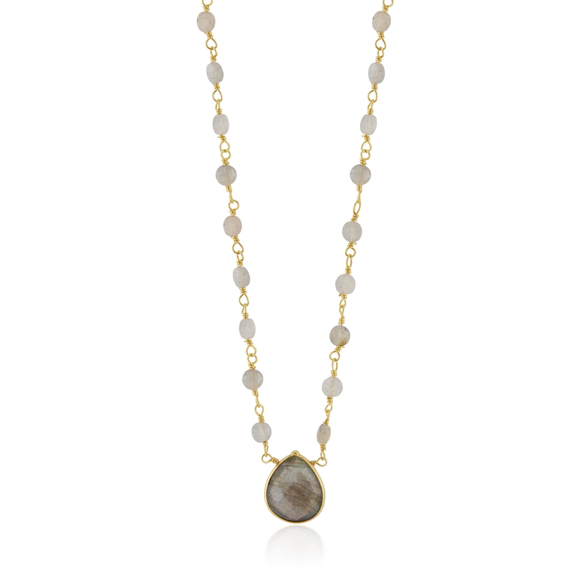 Simmons Labradorite Necklace - elliparr