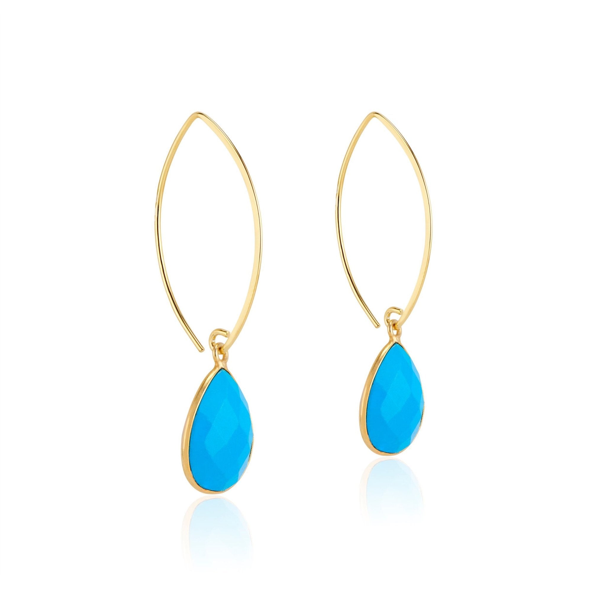 Simone Marquis Earrings | Turquoise - elliparr