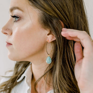 Simone Marquis Earrings | Turquoise - elliparr